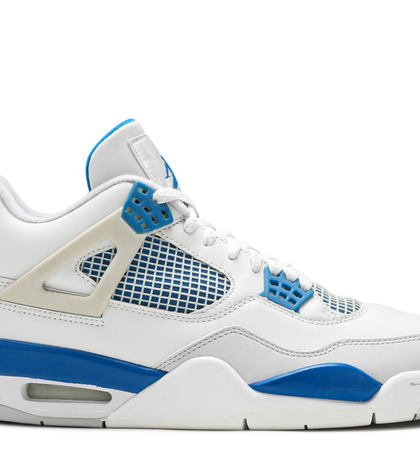 AIR JORDAN 4 "MILITARY BLUE GREY"