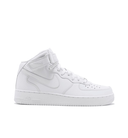 AIR FORCE 1 "TRIPLE WHITE" MID (Кож.зам)