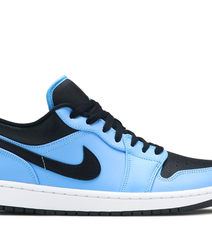 AIR JORDAN 1 LOW "UNIVERSITY BLUE BLACK"