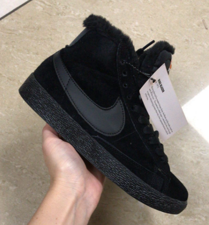 BLAZER MID "TRIPLE BLACK" WINTER