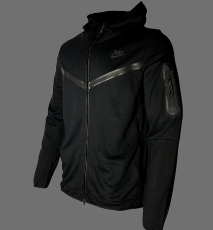 Nike Tech Pack Zip-Hoodie (Black) Black Logo